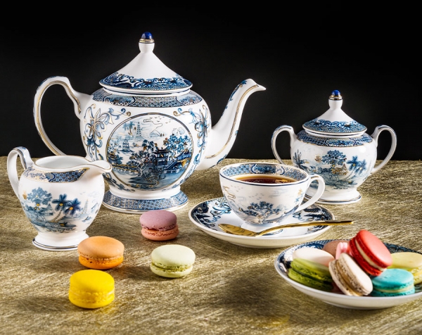 Bộ trà 1.3 L - Hoàng cung - Hồn Việt Vàng | gốm Minh Long I